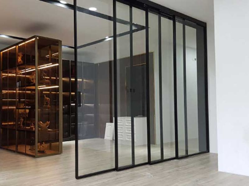 Cửa nhôm kính hệ Slim